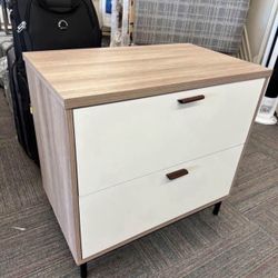 Modern Sky Oak Lateral File Cabinet – Assembled, Brand New