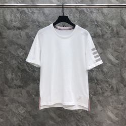 Thom Browne Raglan 4 Bar Crew Neck Tee
