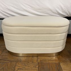 Oval Storage Bench