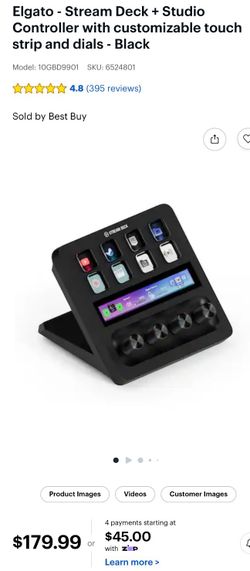 Elgato Stream Deck + Studio Controller