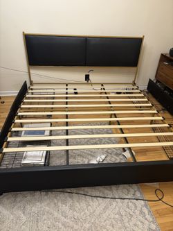 King Size Bed Frame With 4 Drawers