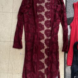 Womens Lace Tops Cardigan And Shall Size Medium 