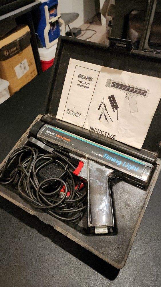 Sears Timing Light - Old School Tool, Complete