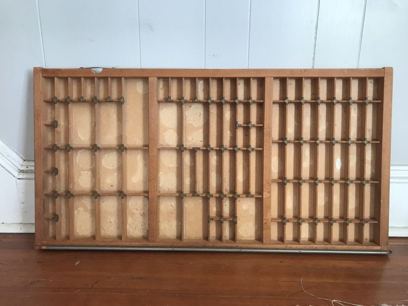 Printers draw wall hanging