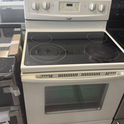 Glass top stove