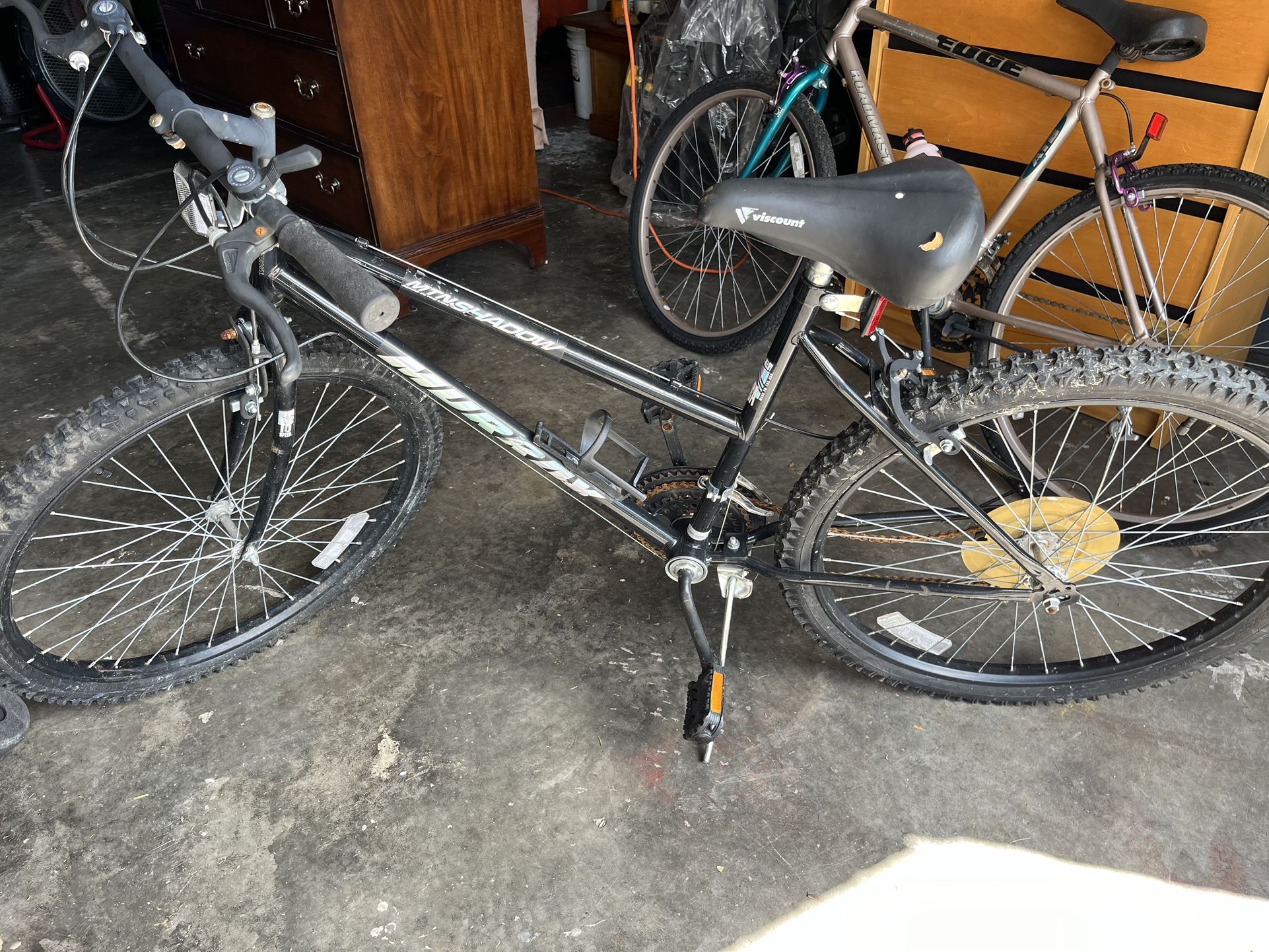 Two Mountain Bikes (26” Wheels)