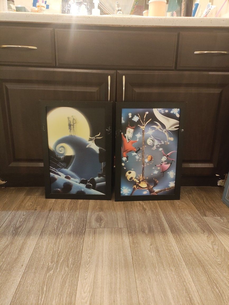 Nightmare Before Christmas halographic Poster