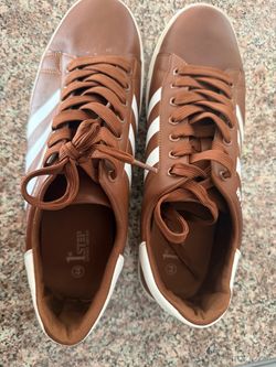 1st Step Brown Low-Top Sneakers Size 10.5 to 11