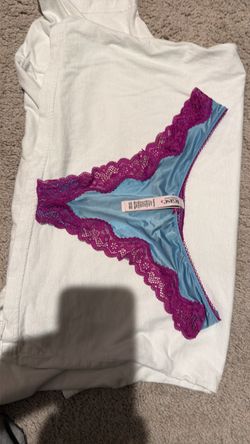 Tease Lace Trim Thong Panty - Victoria Secret