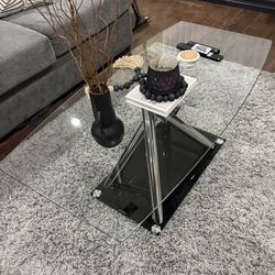 Glass coffee tables 3 Piece Set