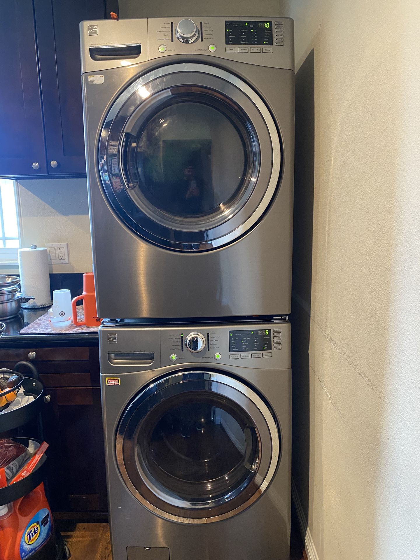 Kenmore LG Stainless Washer And Dryer Combo