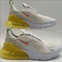 Nike Air Max 270 White Crimson Bliss Athletic DV2184 100 -  Women's Size 6