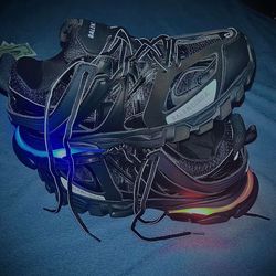 (SEND OFFERS) Balenciaga Black Tracks LED