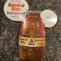 Blatz Cardboard Beer Display 