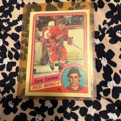 Steve Yzerman 1984 Rookie Card 