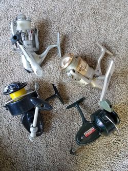 4 fishing reels