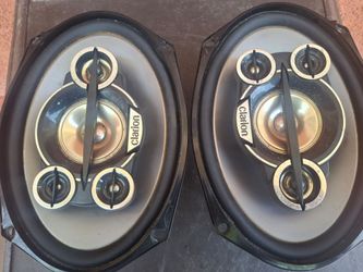 SPEAKERS BOSINAS CLARION 6X9. 600 WATTS GOOD CONDICIÓN ABLO ESPAÑOL