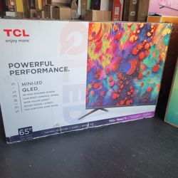 65" TCL 6 Series QLED MINI LED 4k 120hz TV