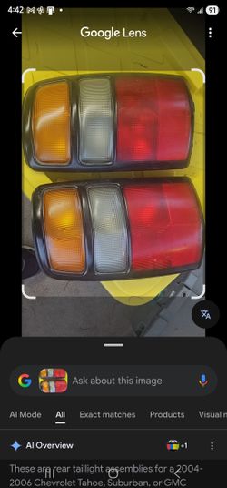 Chevy Tail Light Assembly Right And Left Rear
