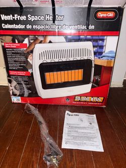 Dyna-Glo 30,000 BTU Vent-Free Natural Gas Wall Heater - Like New!
