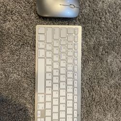 Bluetooth Keyboard and Mouse for Mac, Rechargeable, Mini Size, Ultra Slim, Quiet Typing, 4 Level DPI, Wireless Keyboard and Mouse 