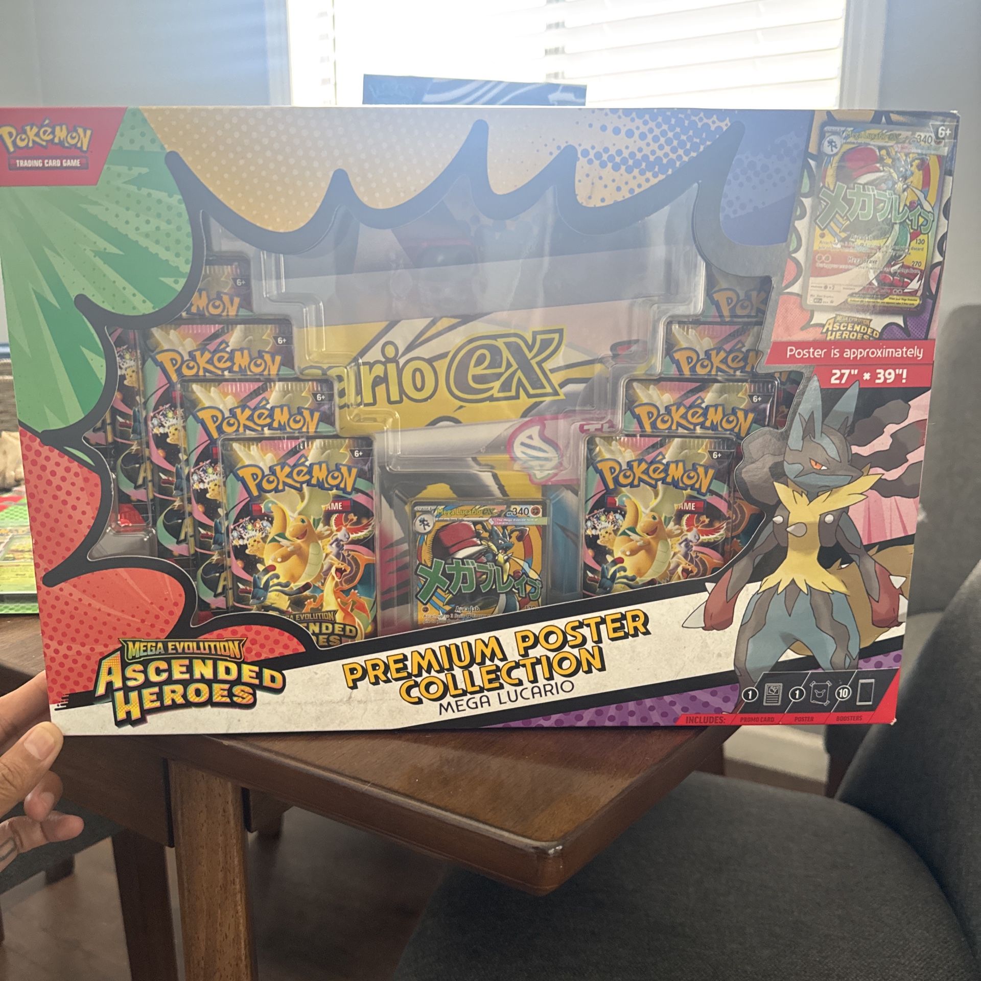 Mega Evolution Ascended Heroes Premium Poster Collection Mega Lucario