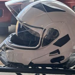 XXL white  ILM motorcycle Helmet Freedcon Bluetooth