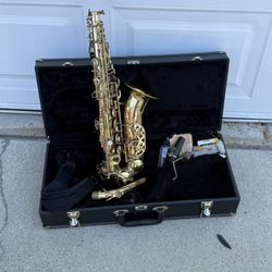 Great 😌 Vintage Evette Alto Saxophone Made In Italy For BUFFET Plays Great