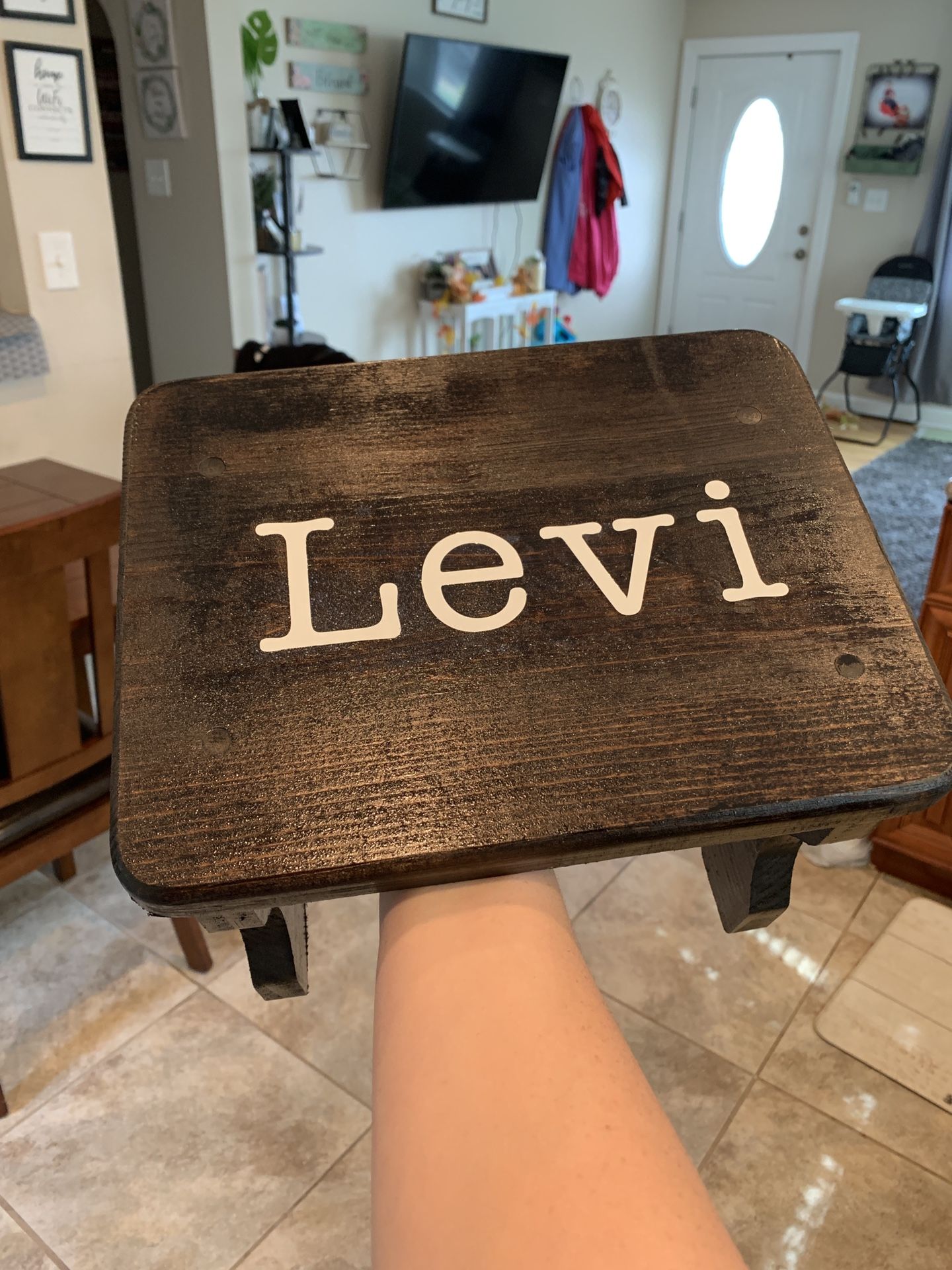 Customized step stool for toddlers!