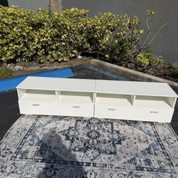 Beautiful White Tv stand Television Table Media Center Console Cabinet Wood