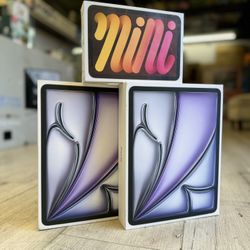 iPad Air 13 inch M2 Chip & iPad Mini 6th Gen Available (Latest Models) (Take It Home In Payment/ llévatelo a casa en pagos) 