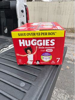 Huggies 360* Little Movers Size 7 Diapers 66ct