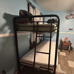 Twin Bunk Beds ( Doesn’t Include Both Mattresses)