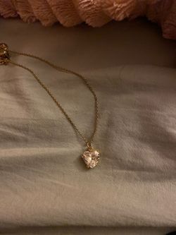 Juicy Couture Rose Gold Heart Pendant Necklace