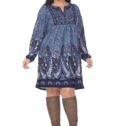 White Mark  Dress -Xl
