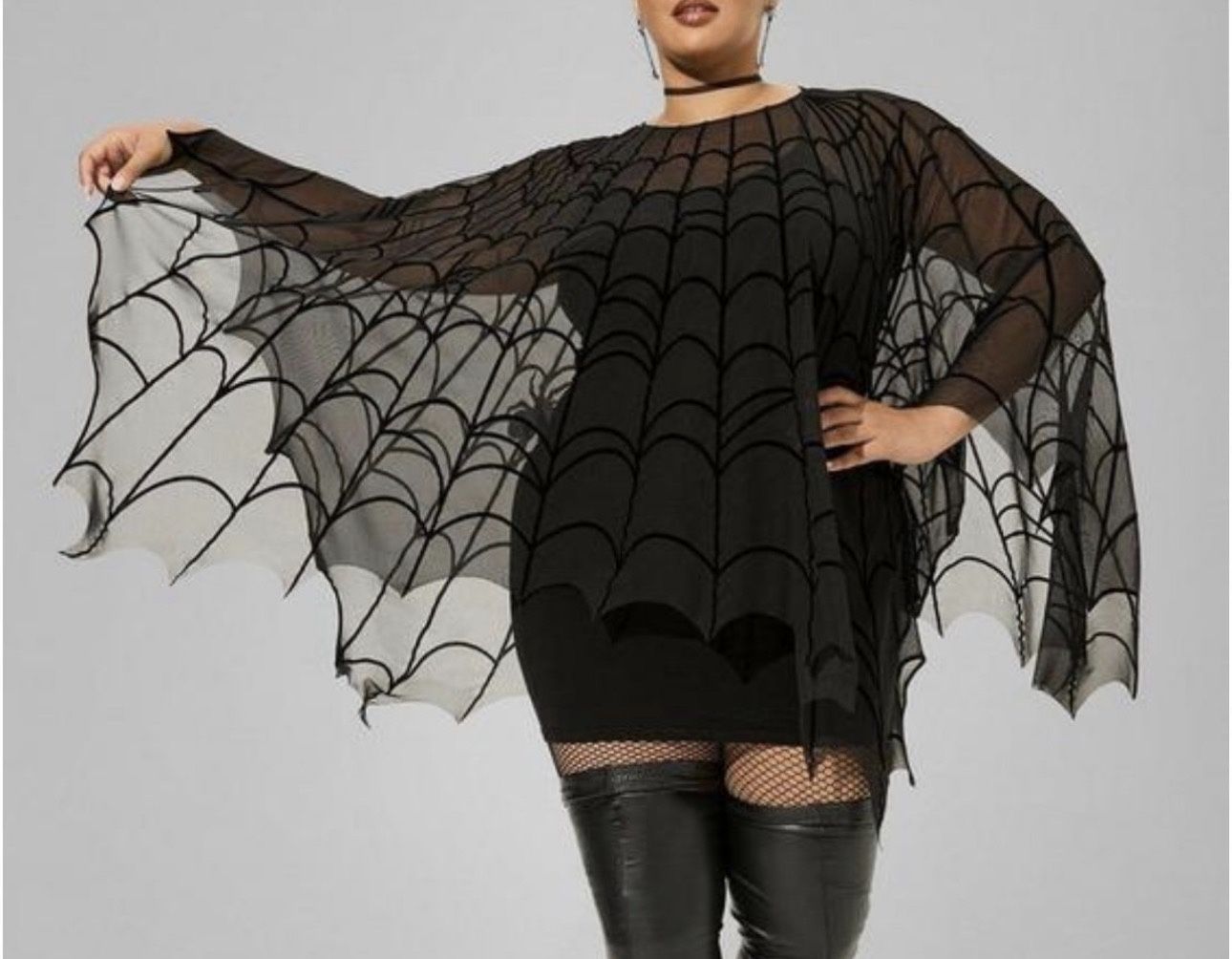 Torrid Spiderweb Poncho Size 5/6