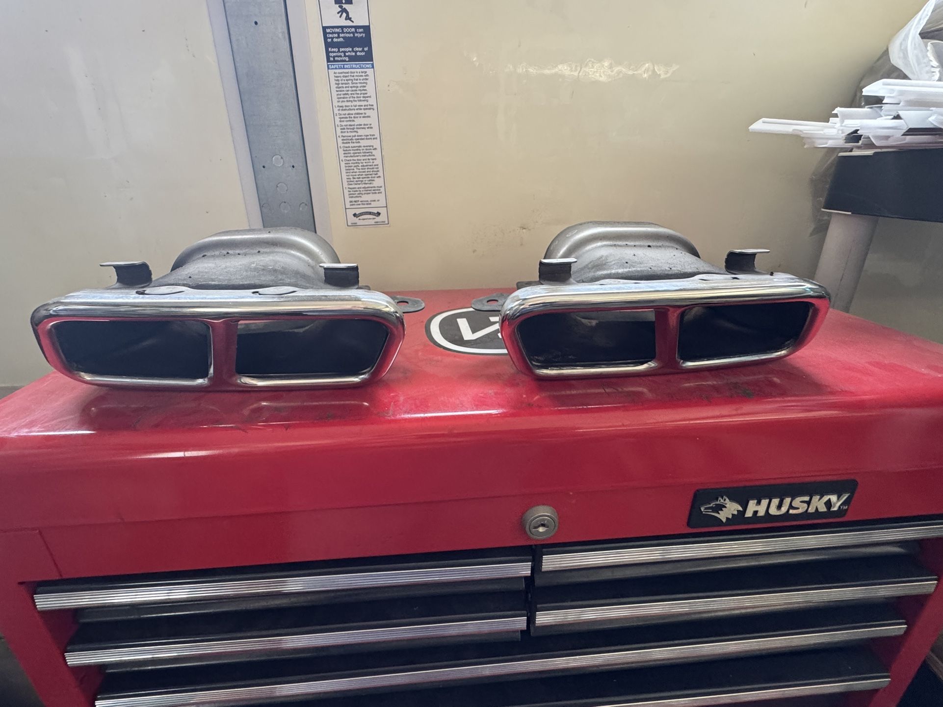 Mercedes S550 Exhaust Tips