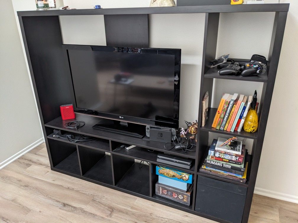 Sturdy TV / Media Storage Shelving Unit - IKEA Lappland