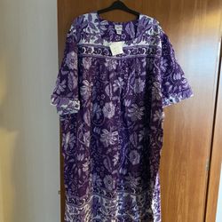 Vintage Style By SayBury Muumuu Style Caftan Dress 4XL