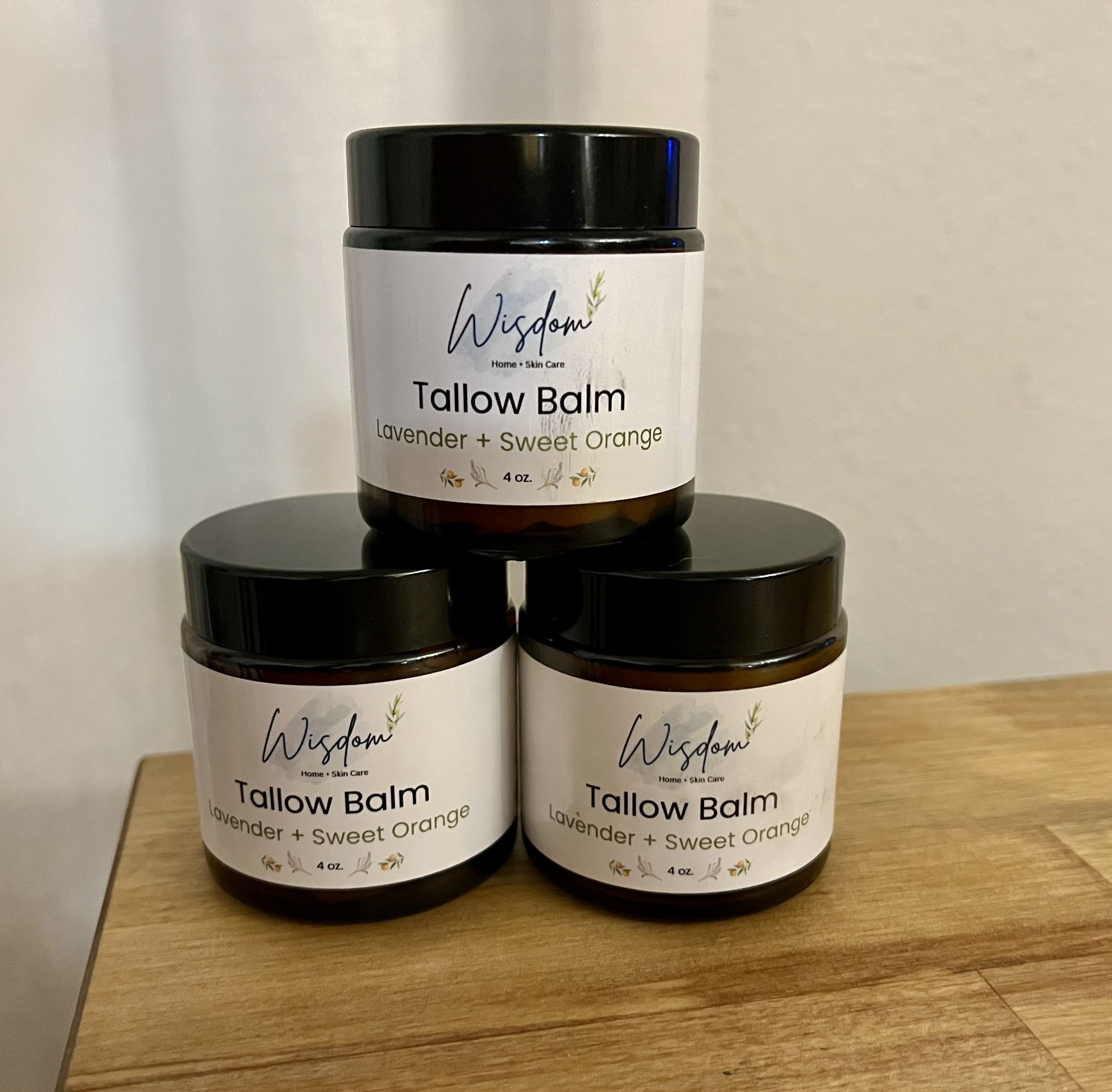 Lavender Tallow Balm ~ Sweet Orange