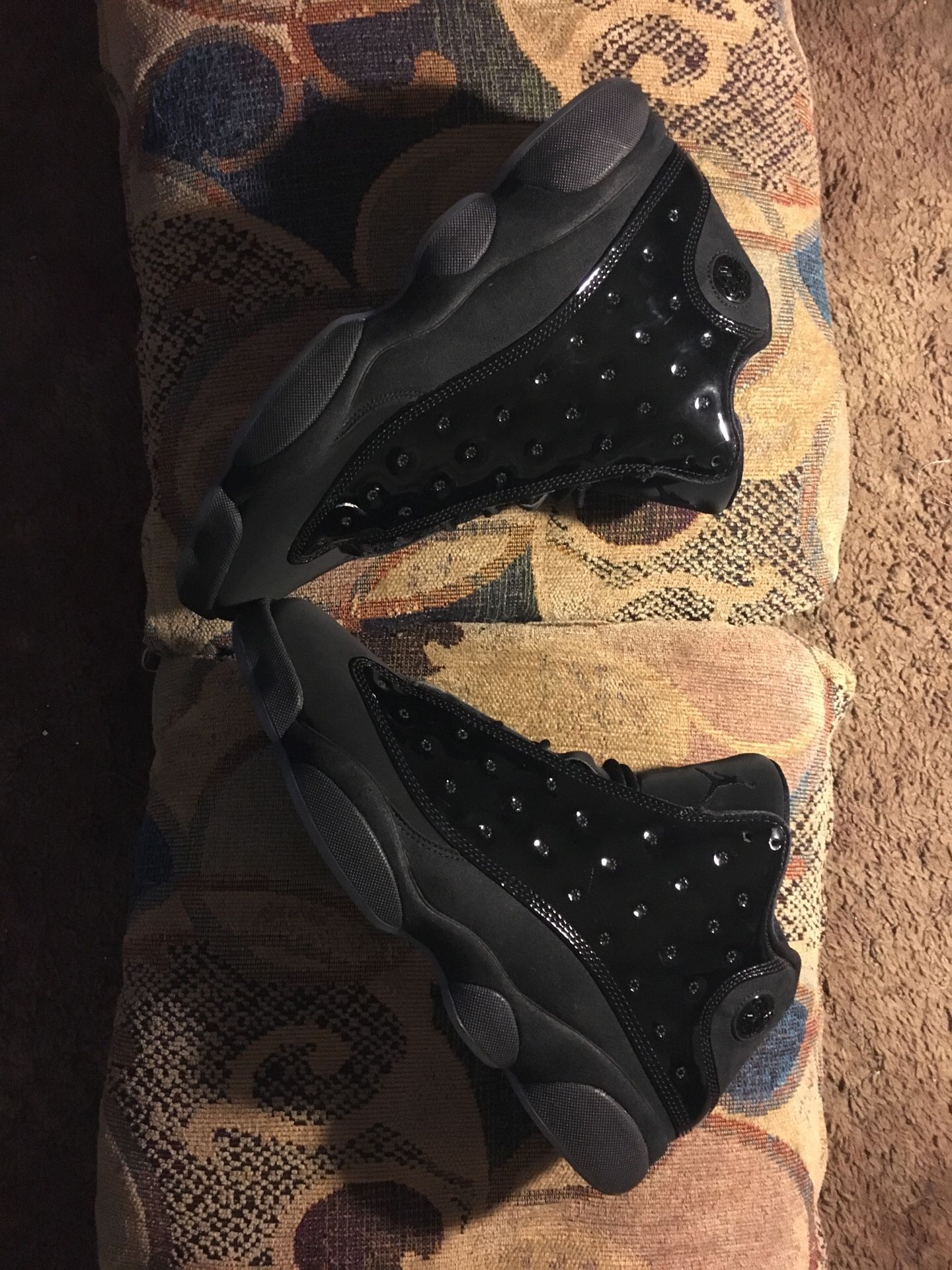 All Black Jordan 13s (Size 11.5)