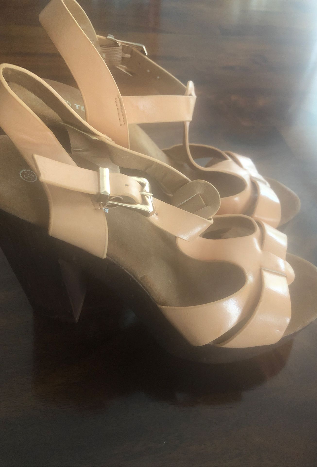 Top Moda Wooden Heels