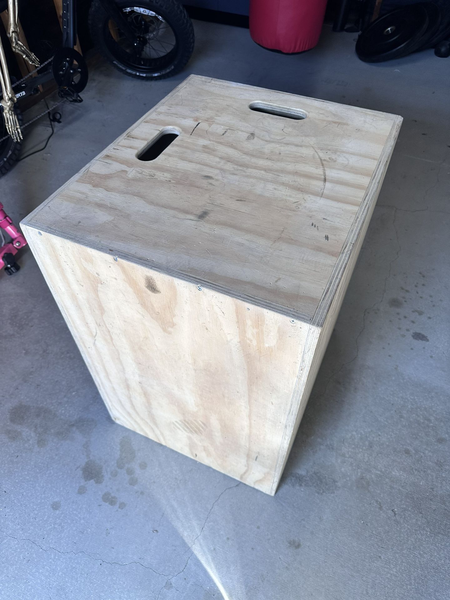 Plyo Workout Box Solid Wood