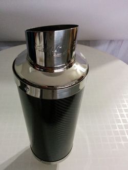 New Muffler Stainless Steel & Carbon Fiber Brand New