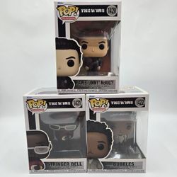 Funko Pop Television: The Wire Lot Of (3) #1420 James, #1421 Bell, #1422 Bubbles