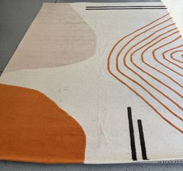 Mid-Century Modern Wool Rug 8' x 10' (model: Safavieh Handmade Rodeo Drive Vutka Wool Rug)