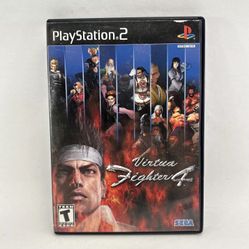 Virtua Fighter 4 Sony PlayStation 2 PS2 Complete W Manual CIB Black Label