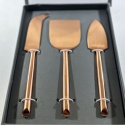 NIB Williams-Sonoma Copper Cheese Knives