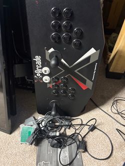 Arcade Tank Stick with adapters for ps1,ps2,ps3,Dreamcast,GameCube