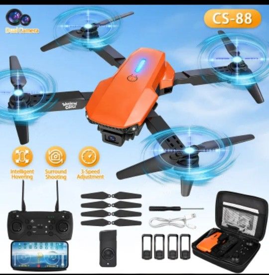 CS-88 Drone With 3 Camera ๐ท Still In Box ๐ฆ